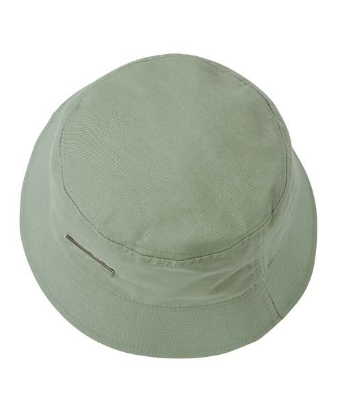 X-girl(エックスガール)の「METAL PLATE BUCKET HAT(ハット・レディース・ブラック/オリーブ/ライトパープル・ONE SIZE)」の10枚目の写真