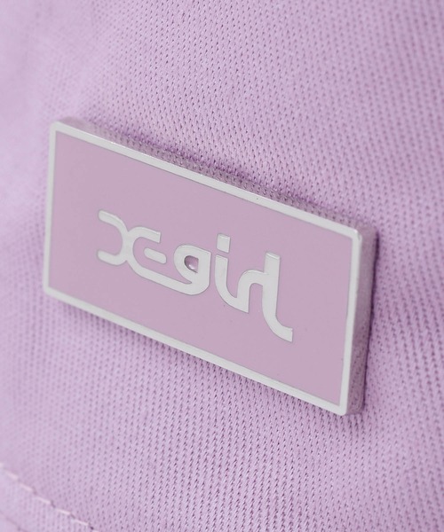 X-girl(エックスガール)の「METAL PLATE BUCKET HAT(ハット・レディース・ブラック/オリーブ/ライトパープル・ONE SIZE)」の12枚目の写真