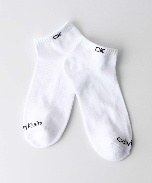 Calvin Klein（カルバン・クライン）の「【3足セット】Calvin Klein メンズ 抗菌防臭 足底パイル スニーカーソックス 92572500（ソックス/靴下・メンズ・マルチ/ブラック・25-27CM/23-25cm）」の5枚目の写真