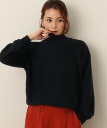 DRESKIP | 【ソフトであったか】表起毛モックネック トップス(Tシャツ/カットソー)