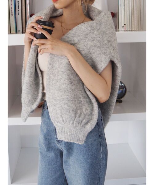 EVRIS(エヴリス)の「【WEB限定】メランジカラーカーディガン(カーディガン/ボレロ・レディース・ピンク/グレー/オレンジ/ブルー・FREE)」の22枚目の写真