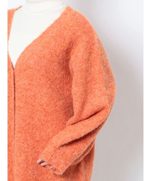 EVRIS(エヴリス)の「【WEB限定】メランジカラーカーディガン(カーディガン/ボレロ・レディース・ピンク/グレー/オレンジ/ブルー・FREE)」の18枚目の写真