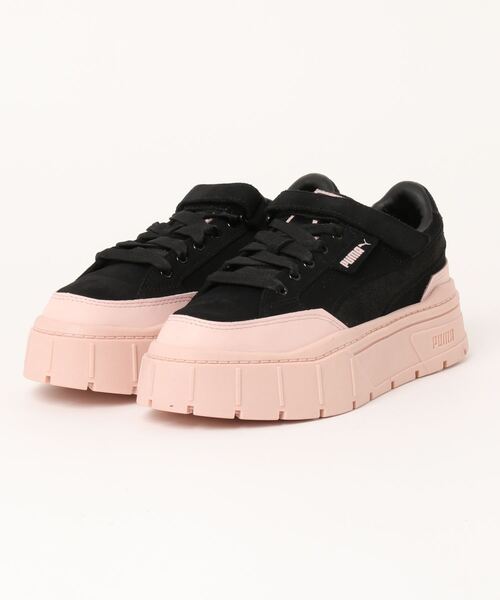PUMA（プーマ）の「【PUMA / プーマ】 MAYZE STACK BROCKED WMNS　メイズ スタック ブロックド ウィメンズ（スニーカー・レディース・ベージュ/ブラック・23.5cm/24.5cm）」の9枚目の写真