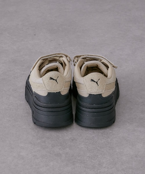 PUMA（プーマ）の「【PUMA / プーマ】 MAYZE STACK BROCKED WMNS　メイズ スタック ブロックド ウィメンズ（スニーカー・レディース・ベージュ/ブラック・23.5cm/24.5cm）」の3枚目の写真