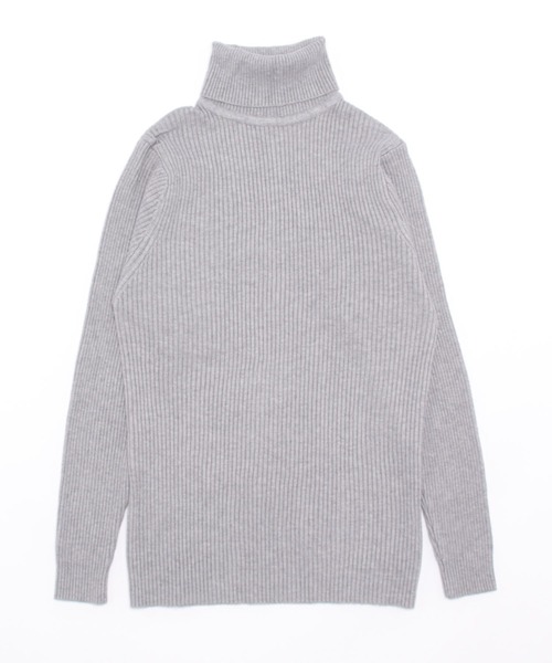 CERCA（チェルカ）の「【BEL】無地 シンプル タートルネック ニット セーター（ニット/セーター・メンズ・グレー/ブラック/ベージュ/ネイビー/ホワイト/レッド・MEDIUM/LARGE/X-LARGE）」の4枚目の写真