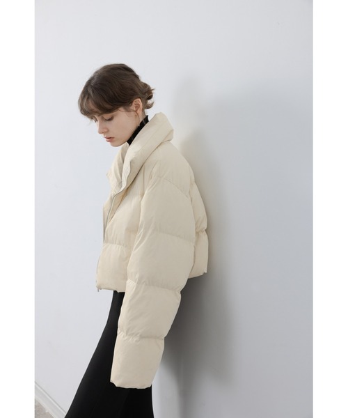 EKCOOKIES（イーケークッキーズ）の「LONG SLEEVE SHORT DOWN / ロングスリーブダウンジャケット（ダウンジャケット