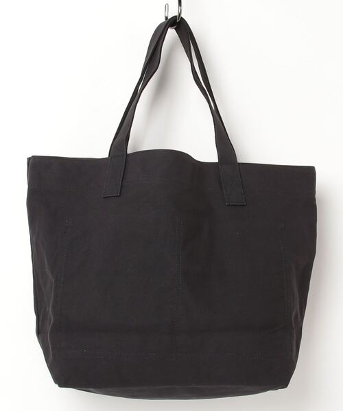 MHL.（エムエイチエル）の「HEAVY COTTON CANVAS（トートバッグ・レディース・ブラック/ホワイト・FREE）」の9枚目の写真