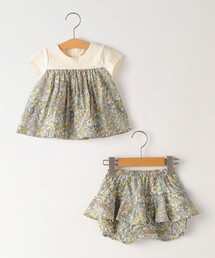 SHIPS KIDS:フラワー セット ロンパース