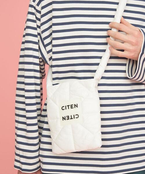 CITEN（シテン）の「＜CITEN＞パデッド mini ショルダーバッグ（ショルダーバッグ・レディース・ブラック/ピンク/ホワイト/ケリー/ロイヤルブルー・FREE）」の7枚目の写真