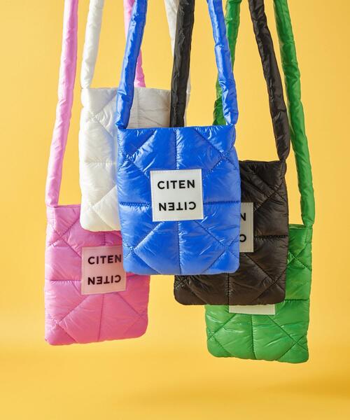 CITEN（シテン）の「＜CITEN＞パデッド mini ショルダーバッグ（ショルダーバッグ・レディース・ブラック/ピンク/ホワイト/ケリー/ロイヤルブルー・FREE）」の13枚目の写真