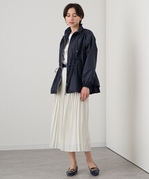 ANAYI（アナイ）の「ライトタフタペプラムギャザーブルゾン（ブルゾン