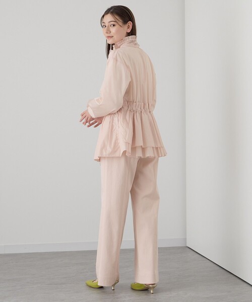 ANAYI（アナイ）の「ライトタフタペプラムギャザーブルゾン（ブルゾン