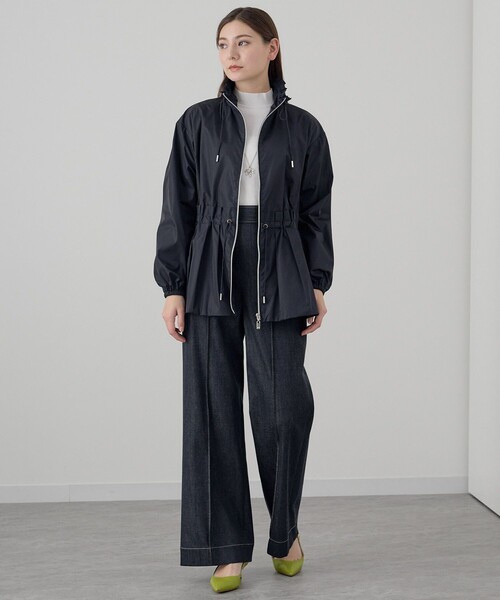 ANAYI（アナイ）の「ライトタフタペプラムギャザーブルゾン（ブルゾン