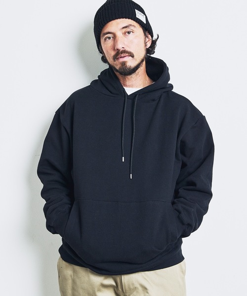 Magine（マージン）の「URAKE BASIC HOOD PARKA:裏毛 ベーシック フード パーカ 23SS（パーカー・メンズ・グレー/グレイッシュベージュ/オリーブ/ネイビー/ブラック・44/46/48）」の19枚目の写真