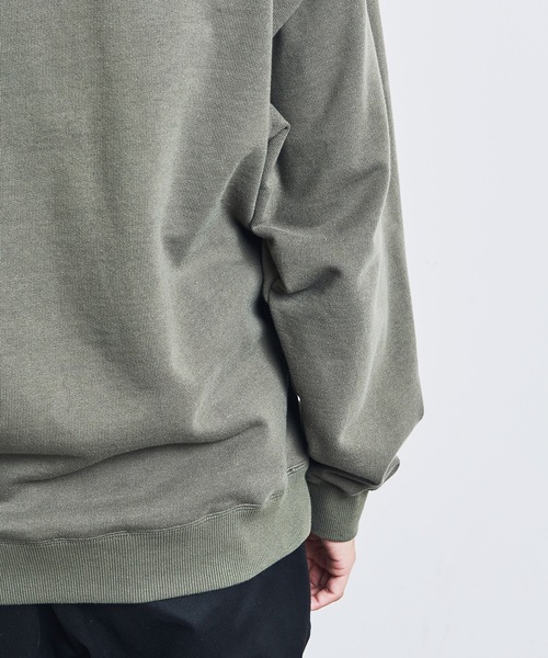 Magine（マージン）の「URAKE BASIC HOOD PARKA:裏毛 ベーシック フード パーカ 23SS（パーカー・メンズ・グレー/グレイッシュベージュ/オリーブ/ネイビー/ブラック・44/46/48）」の9枚目の写真