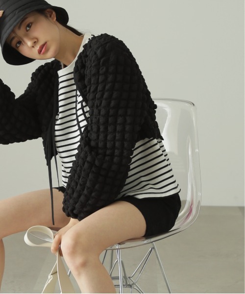 FREE'S MART（フリーズマート）の「◆前後2Wayぽこぽこ長袖ブラウス（シャツ/ブラウス・レディース・ブラック/ホワイト/イエロー系その他・FREE）」の21枚目の写真