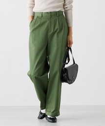 Le temps riche | ツータックワイドトラウザース＜Le temps riche＞(チノパンツ)