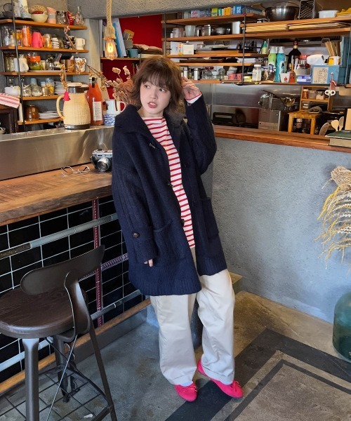 Le temps riche(ルタンリッシュ)の「ツータックワイドトラウザース<Le temps riche>(チノパンツ・レディース・ベージュ/オリーブ・M/S/L/LL)」の21枚目の写真