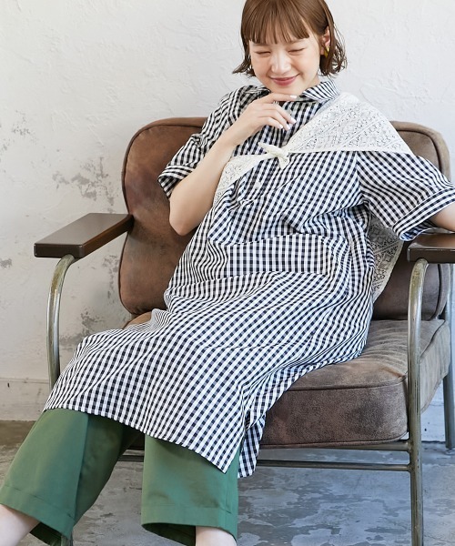 Le temps riche(ルタンリッシュ)の「ツータックワイドトラウザース<Le temps riche>(チノパンツ・レディース・ベージュ/オリーブ・M/S/L/LL)」の22枚目の写真