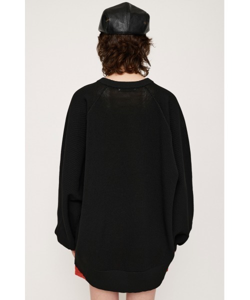 SLY(スライ)の「AIRY LIGHT OVERSIZE TOPS オーバーサイズ ビッグサイズ プルオーバー 洗える アンチピリング(ニット/セーター・レディース・ホワイト/ピンク/ブラック/ブルー・FREE)」の10枚目の写真