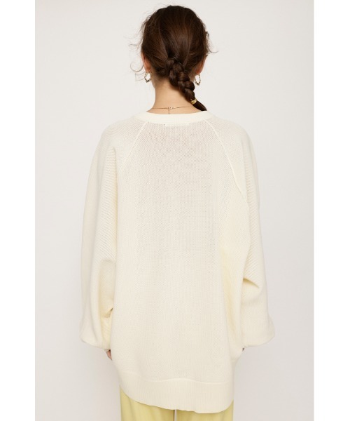 SLY(スライ)の「AIRY LIGHT OVERSIZE TOPS オーバーサイズ ビッグサイズ プルオーバー 洗える アンチピリング(ニット/セーター・レディース・ホワイト/ピンク/ブラック/ブルー・FREE)」の8枚目の写真