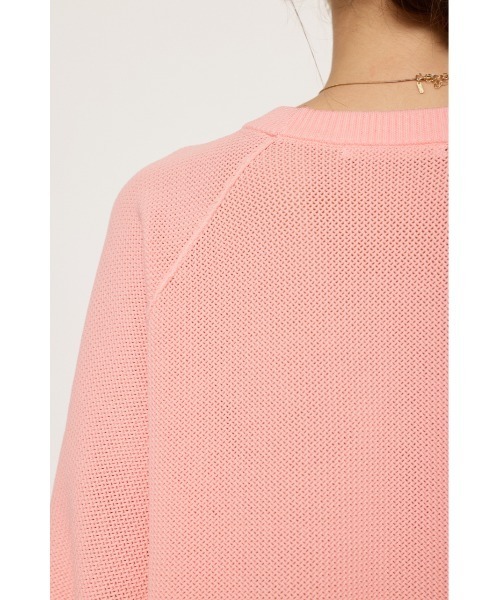 SLY(スライ)の「AIRY LIGHT OVERSIZE TOPS オーバーサイズ ビッグサイズ プルオーバー 洗える アンチピリング(ニット/セーター・レディース・ホワイト/ピンク/ブラック/ブルー・FREE)」の14枚目の写真