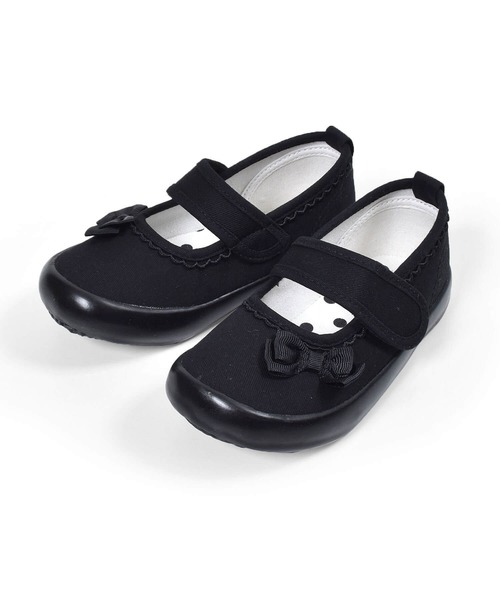 BeBe(ベベ)の「BeBe/リボン 付き ストラップ シューズ (13~19cm)(その他シューズ・キッズ・ブラック/ネイビー・19/18/17/14/15 /16/13)」の3枚目の写真