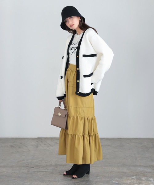 KOBE LETTUCE（コウベレタス）の「クロシェハット（ハット・レディース・ブラック/ホワイト系・FREE）」の6枚目の写真