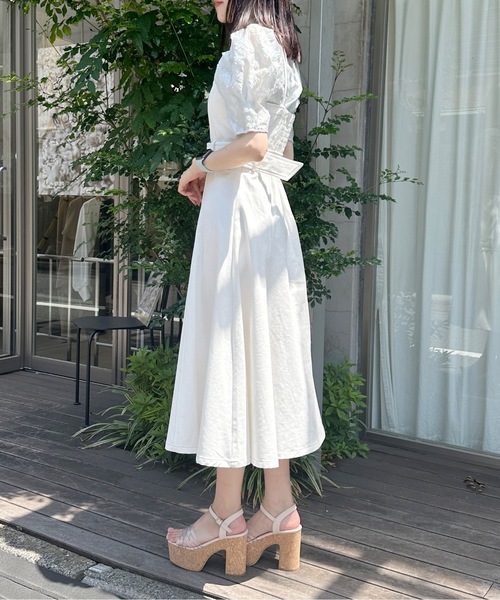 one way（ワンウェイ）の「フレアラインジャンスカ（ジャンパースカート・レディース・ブラック/ベージュ/ネイビー/ホワイト・FREE）」の8枚目の写真