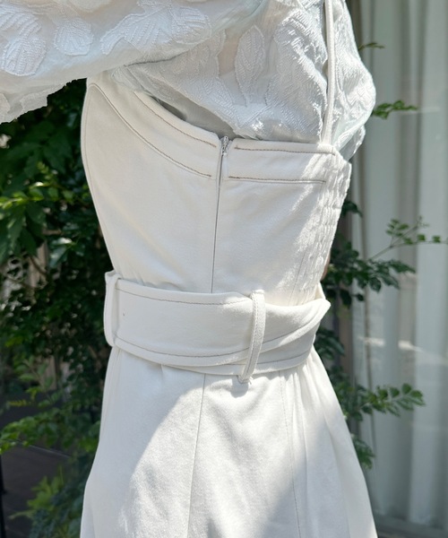 one way（ワンウェイ）の「フレアラインジャンスカ（ジャンパースカート・レディース・ブラック/ベージュ/ネイビー/ホワイト・FREE）」の13枚目の写真