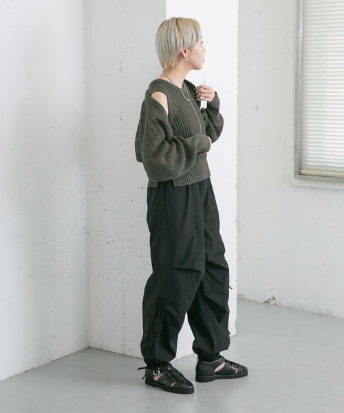 KBF(ケイビーエフ)の「メッシュスリーブSETベスト(ベスト・レディース・ネイビー/オレンジ系その他/カーキ・ONE)」の9枚目の写真