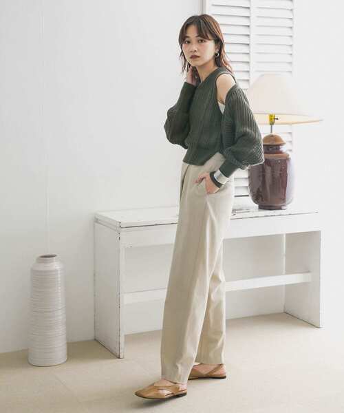 KBF(ケイビーエフ)の「メッシュスリーブSETベスト(ベスト・レディース・ネイビー/オレンジ系その他/カーキ・ONE)」の21枚目の写真