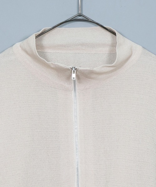 &g'aime（アンジェム）の「【&g’aime】ショートニットブルゾン（ブルゾン・レディース・アイボリー/チャコール/パープル・FREE）」の10枚目の写真