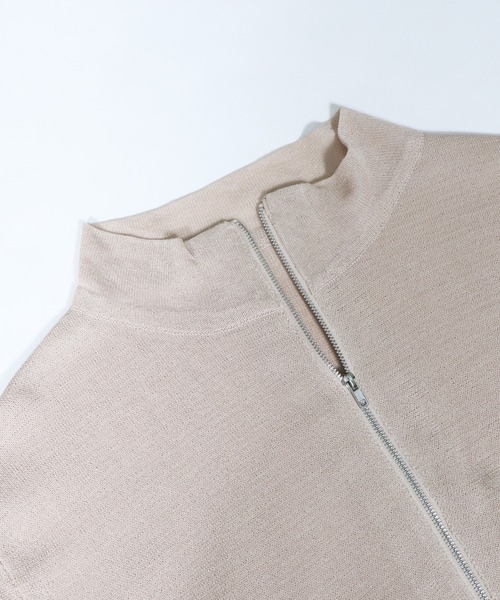 &g'aime（アンジェム）の「【&g’aime】ショートニットブルゾン（ブルゾン・レディース・アイボリー/チャコール/パープル・FREE）」の21枚目の写真