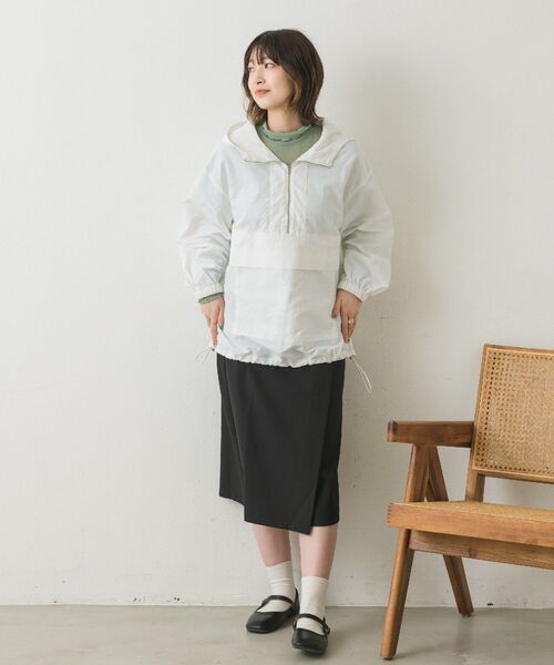 RETRO GIRL（レトロガール）の「アノラックパーカーBZ（その他アウター・レディース・ブルー/ブラック/オフホワイト/ラベンダー・FREE）」の5枚目の写真