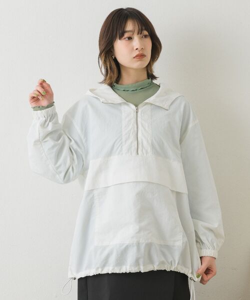 RETRO GIRL（レトロガール）の「アノラックパーカーBZ（その他アウター・レディース・ブルー/ブラック/オフホワイト/ラベンダー・FREE）」の9枚目の写真