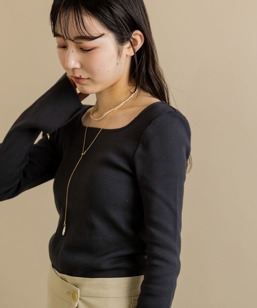 SMELLY（スメリー）の「パールスネークチェーン2セットネックレス（ネックレス・レディース・ゴールド系その他・-）」の9枚目の写真