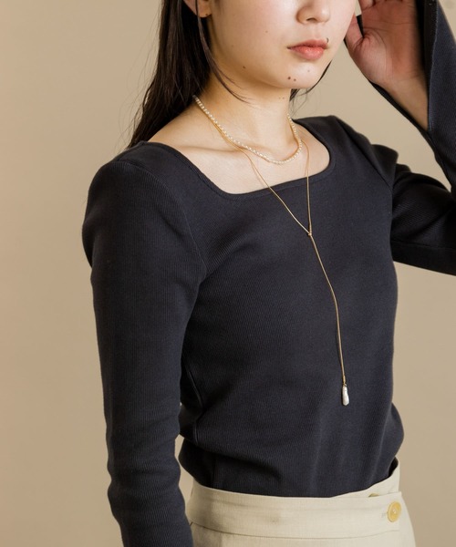 SMELLY（スメリー）の「パールスネークチェーン2セットネックレス（ネックレス・レディース・ゴールド系その他・-）」の8枚目の写真