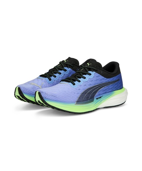 PUMA(プーマ)の「PUMA プーマ メンズ ディヴィエイト ニトロ 2 ランニングシューズ(スニーカー・メンズ・グリーン/オレンジ/ブルー系その他・27.5cm/27.0cm/25.5cm/26.5cm/28.0cm/25.0cm/28.5cm/29.0cm/26.0cm)」の4枚目の写真