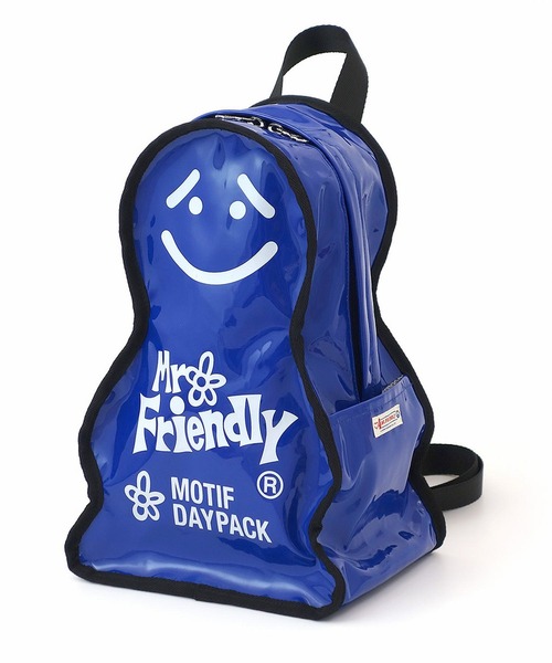 ROOTOTE（ルートート）の「ルートート/ミスター・フレンドリー.モチーフエナメルデイパック（バックパック/リュック・レディース・ネイビー/イエロー/オレンジ・FREE）」の2枚目の写真