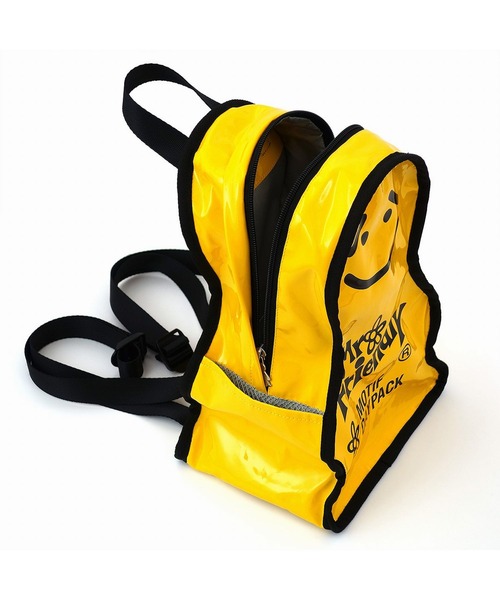 ROOTOTE（ルートート）の「ルートート/ミスター・フレンドリー.モチーフエナメルデイパック（バックパック/リュック・レディース・ネイビー/イエロー/オレンジ・FREE）」の6枚目の写真