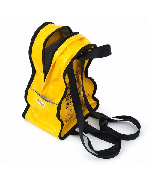 ROOTOTE（ルートート）の「ルートート/ミスター・フレンドリー.モチーフエナメルデイパック（バックパック/リュック・レディース・ネイビー/イエロー/オレンジ・FREE）」の7枚目の写真