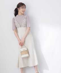 PROPORTION BODY DRESSING | カットワークデザインキャミワンピース / 1213140400(ワンピース)