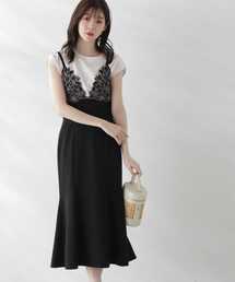 PROPORTION BODY DRESSING | カットワークデザインキャミワンピース / 1213140400(ワンピース)