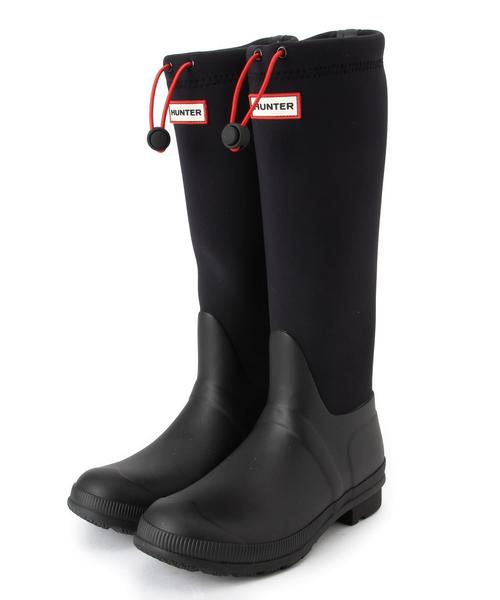 HUNTER(ハンター)の「ハンター/HUNTER ORIGINAL TOUR NEOШ(レインシューズ・レディース・ブラック/ネイビー・23cm/25cm/24cm)」の2枚目の写真