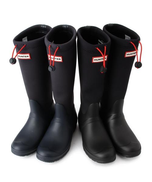 HUNTER(ハンター)の「ハンター/HUNTER ORIGINAL TOUR NEOШ(レインシューズ・レディース・ブラック/ネイビー・23cm/25cm/24cm)」の9枚目の写真
