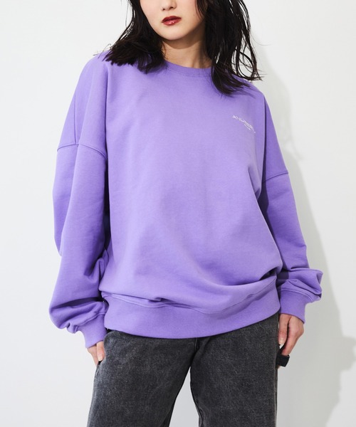 ANLIBERTY ANAP(アンリバティアナップ)の「ANLIBERTYベーシックロゴスウェットプルオーバー【ユニセックス】(スウェット・レディース・ブラック/グレー/ラベンダー・S/M)」の3枚目の写真