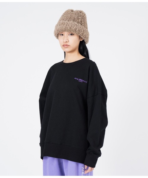 ANLIBERTY ANAP(アンリバティアナップ)の「ANLIBERTYベーシックロゴスウェットプルオーバー【ユニセックス】(スウェット・レディース・ブラック/グレー/ラベンダー・S/M)」の22枚目の写真