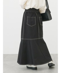 ehka sopo | 配色ステッチマーメイドスカート(スカート)