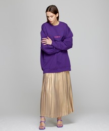 グリッタープリーツロングスカート